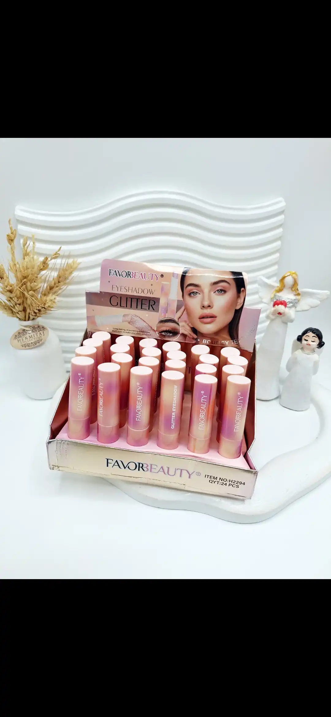 سایه چشم استیکی اکلیلی فاور بیوتی FAVORBEAUTY مدل Glitter کد H2294